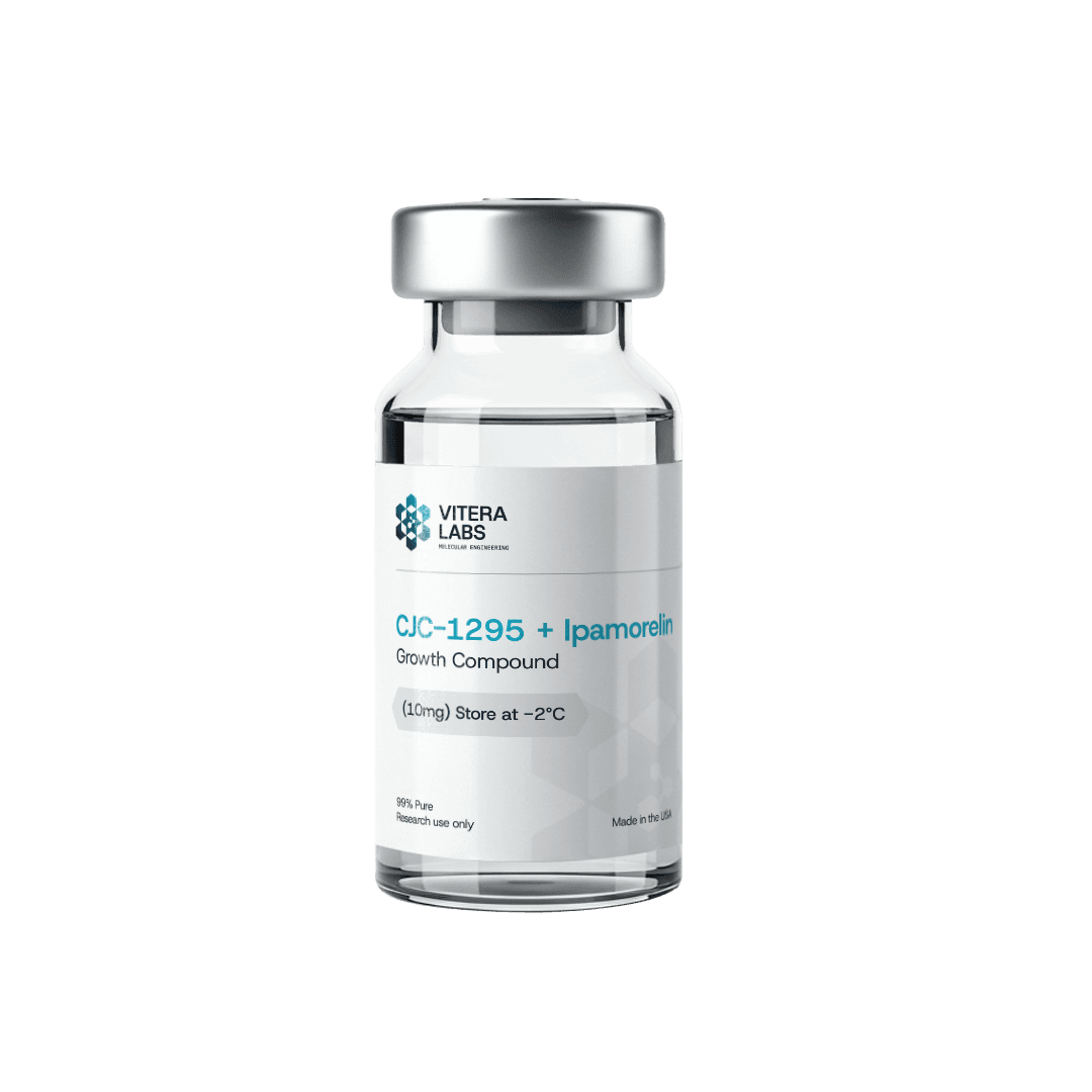 CJC-1295 + Ipamorelin vial and packaging