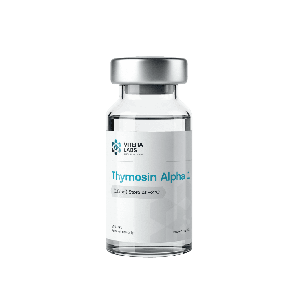 Thymosin Alpha 1 vial and packaging